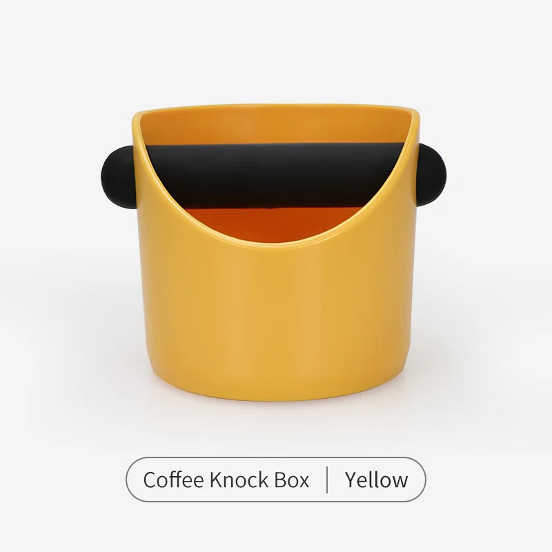 Espresso Knockbox for Coffee Grounds, Home Machine Organizer with Waste Dregs Recycling Bin Functionality